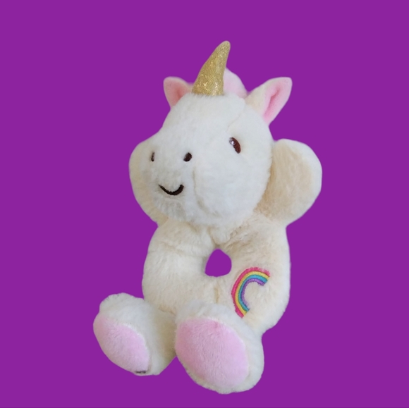 Spark Other - ÷Spark Lovey Security Plush Hand Rattle Unicorn Rainbow Infant Fairy Core Lovey